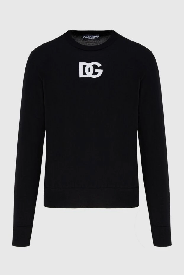 Dolce & Gabbana man wool and polyester jumper black for men buy with prices and photos 172915 - photo 1