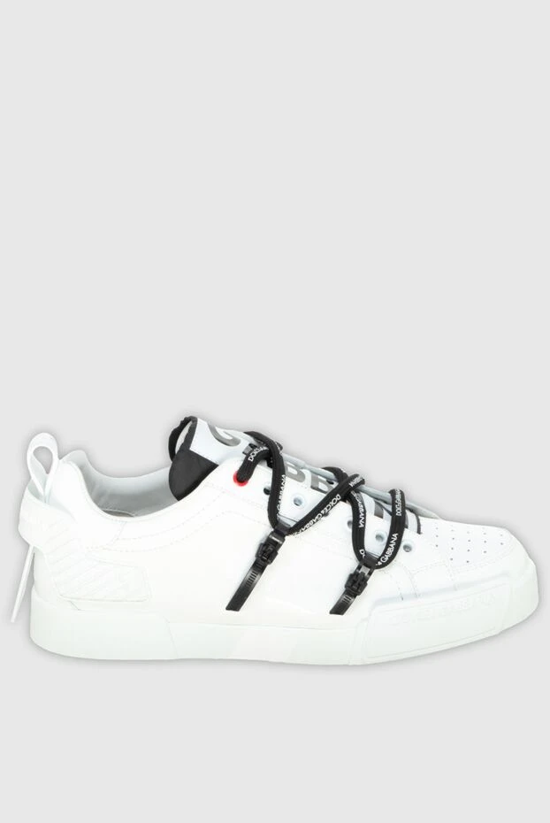Dolce & Gabbana man white leather sneakers for men buy with prices and photos 172929 - photo 1