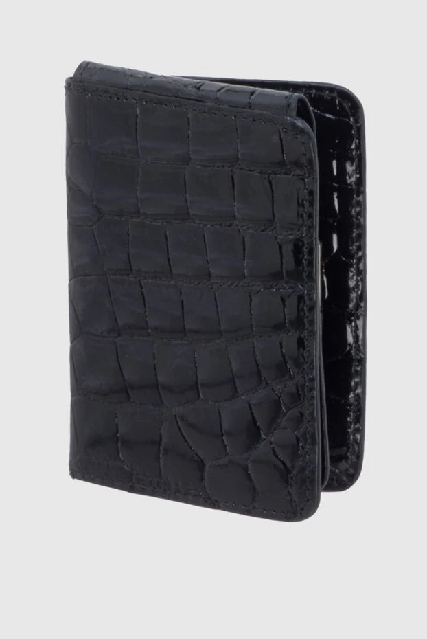 Stefano Ricci black crocodile leather business card holder for men 172969 - photo 2