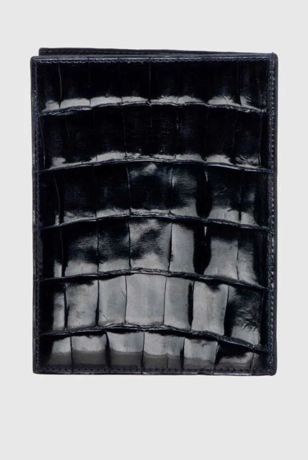 Stefano Ricci black crocodile leather business card holder for men 172970 - photo 3