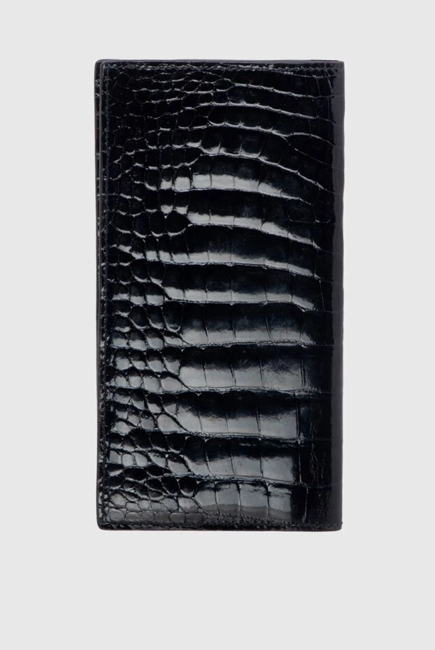 Stefano Ricci black crocodile leather business card holder for men 172971 - photo 3