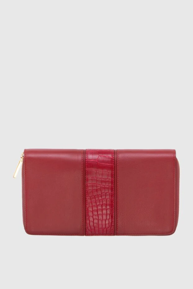 Stefano Ricci men's clutch bag made of crocodile leather genuine leather red 172974 - photo 3