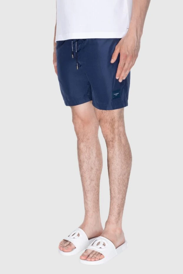 Dolce & Gabbana man blue polyester beach shorts for men 177104 - photo 3