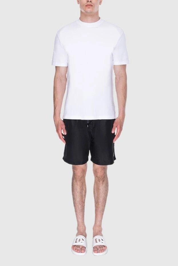 Dolce & Gabbana man men's black polyester beach shorts 173031 - photo 2