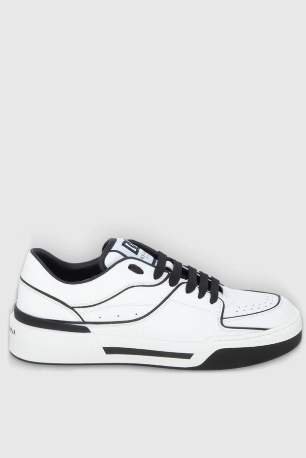 White leather snickers for men