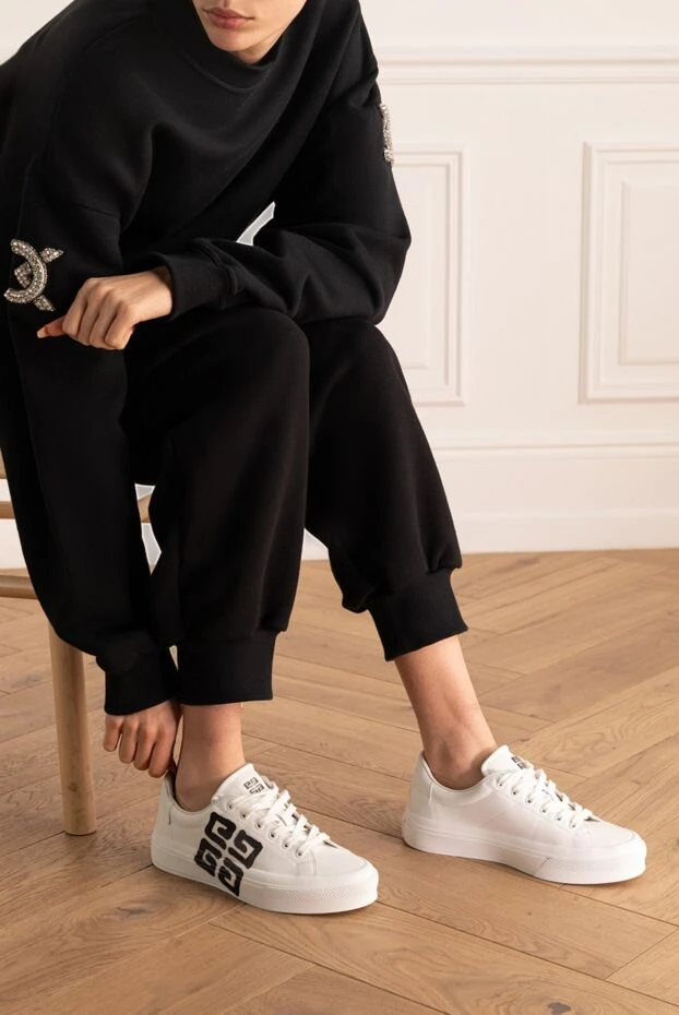 Givenchy woman white leather sneakers for women buy with prices and photos 173081 - photo 2