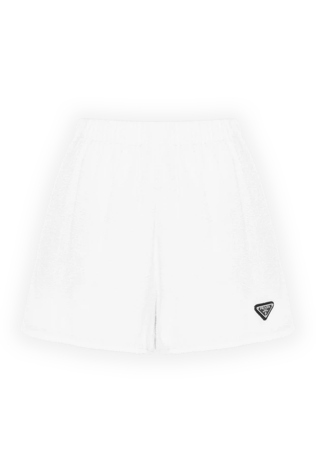 Prada woman white cotton shorts for women buy with prices and photos 173107 - photo 1