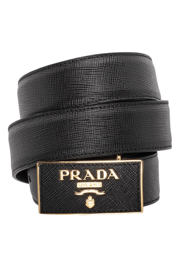 Prada woman black leather belt for women 173117 - photo 1