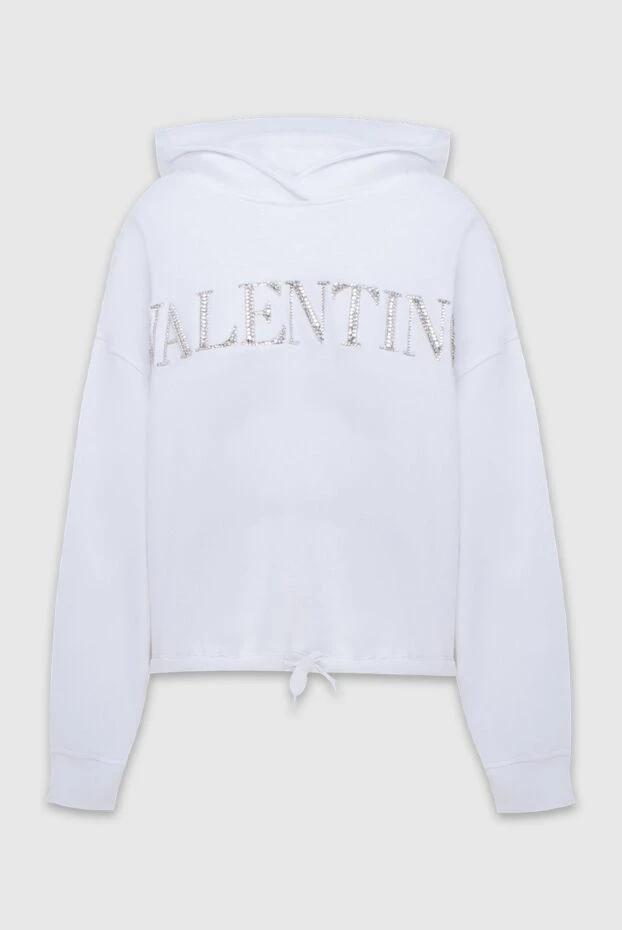 Valentino woman cotton hoodie white for women buy with prices and photos 173143 - photo 1