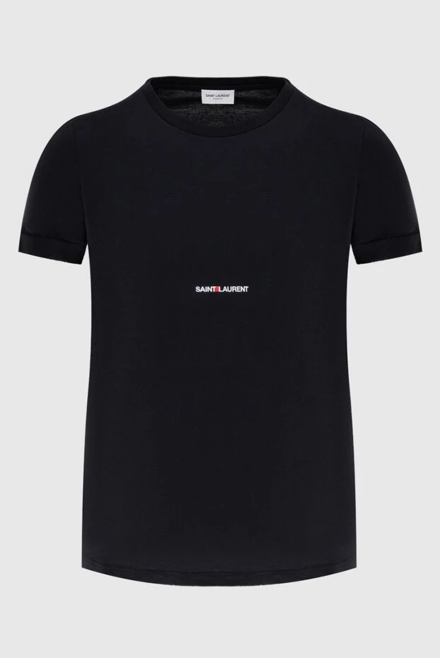 Saint Laurent black cotton t-shirt for men 173146 - photo 1