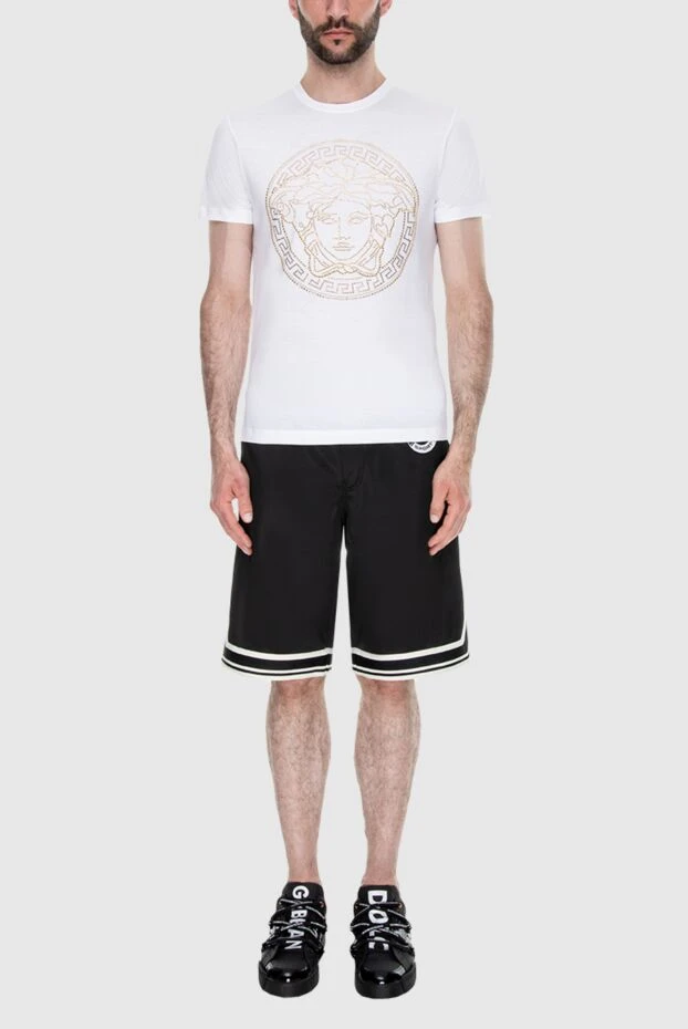 Versace man white cotton t-shirt for men buy with prices and photos 173172 - photo 2