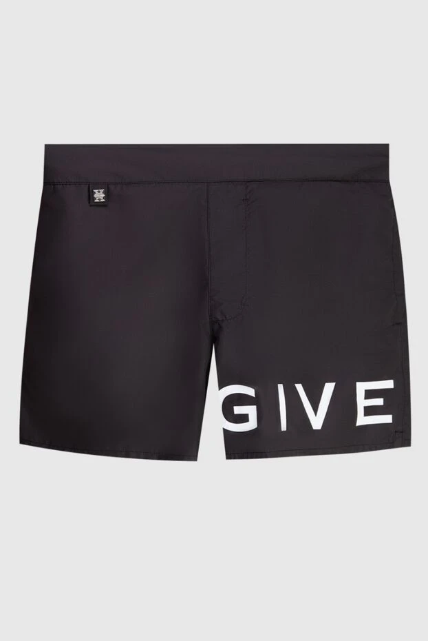 Givenchy чоловічі шорти пляжні з поліестеру чорні чоловічі купити фото з цінами 173175 - фото 1