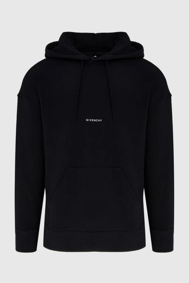 Givenchy man men's cotton hoodie black 173176 - photo 1