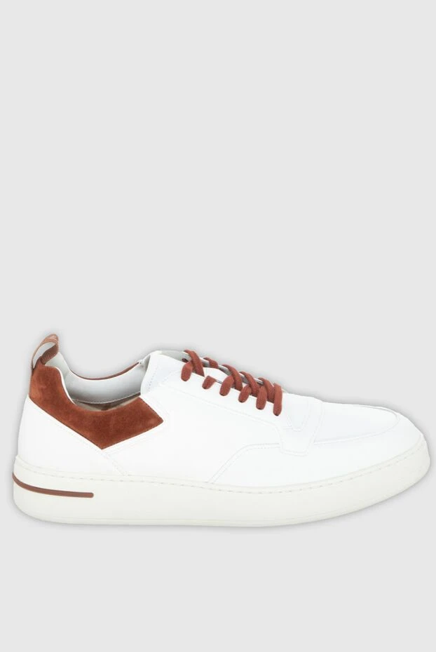 Loro Piana man white leather sneakers for men buy with prices and photos 173186 - photo 1