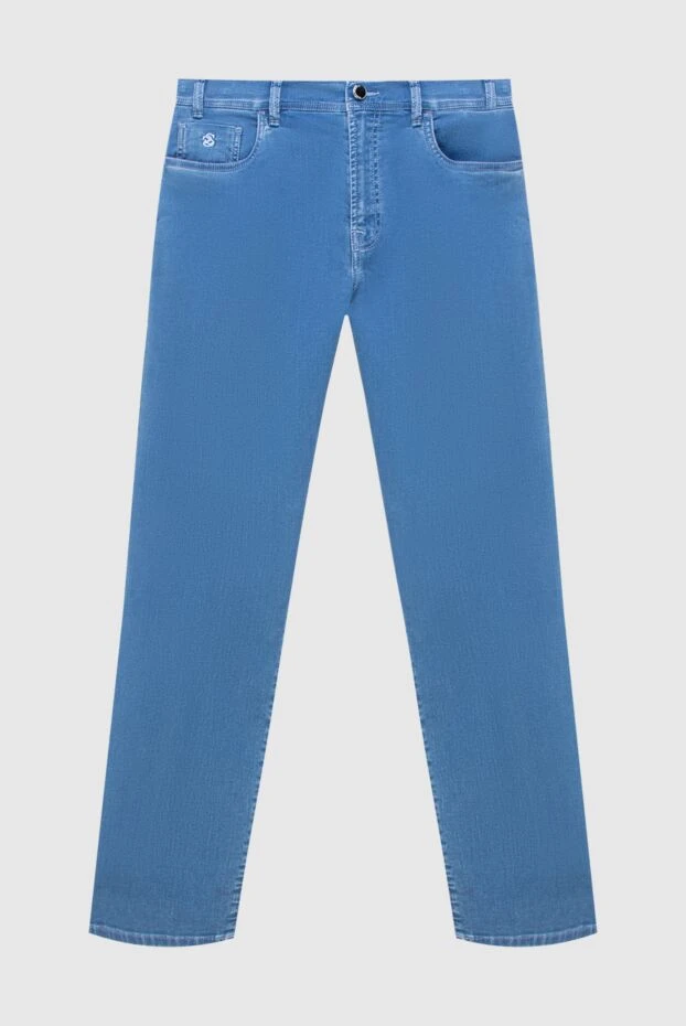 Scissor Scriptor мужские джинсы из хлопка голубые мужские купить с ценами и фото 173191 - фото 1