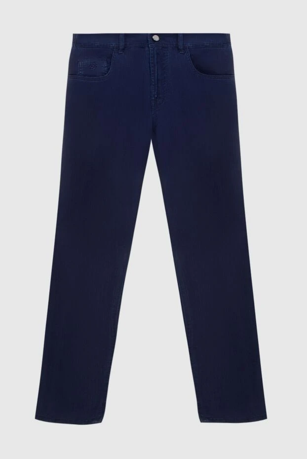 Scissor Scriptor чоловічі джинси з бавовни та поліаміду сині чоловічі купити фото з цінами 173193 - фото 1