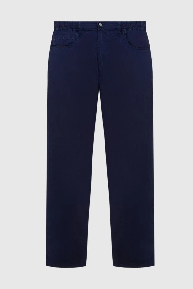 Scissor Scriptor мужские джинсы из хлопка и полиамида синие мужские купить с ценами и фото 173204 - фото 1
