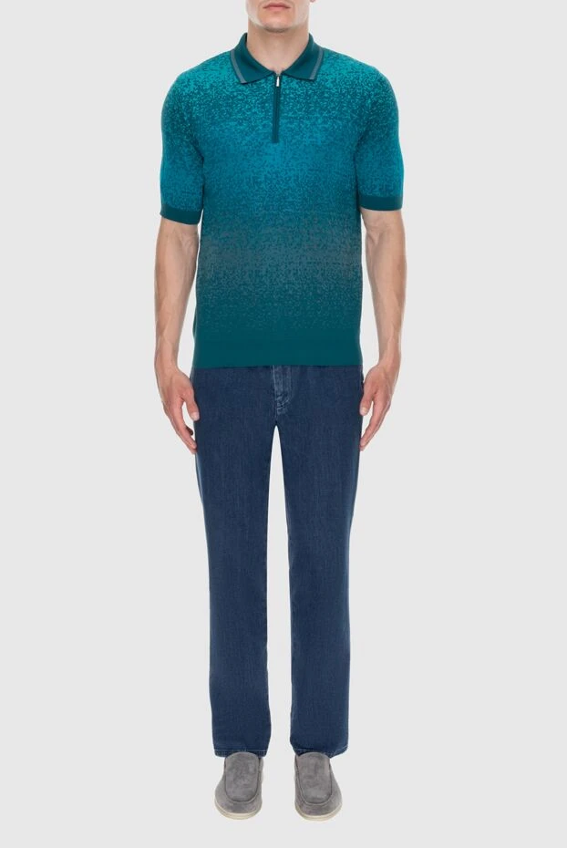 Scissor Scriptor чоловічі джинси з бавовни сині чоловічі купити фото з цінами 173206 - фото 2