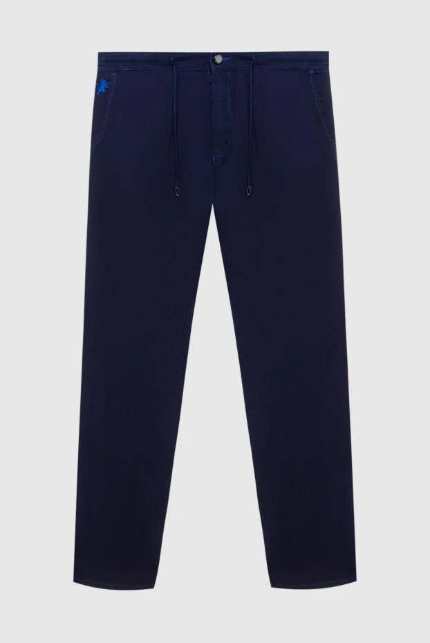Scissor Scriptor мужские джинсы из хлопка и полиамида синие мужские купить с ценами и фото 173207 - фото 1