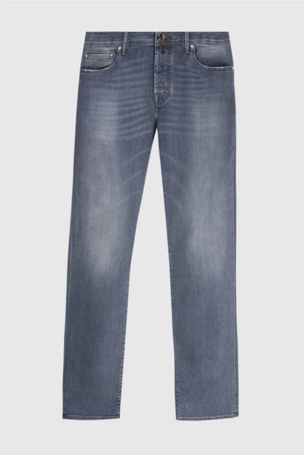 Jacob Cohen мужские джинсы из хлопка серые мужские купить с ценами и фото 173216 - фото 1
