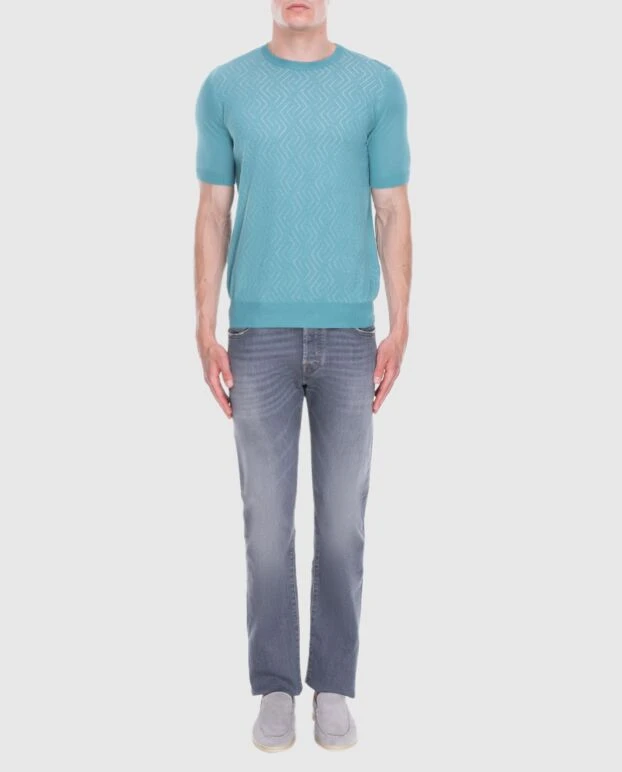Jacob Cohen man gray cotton jeans for men buy with prices and photos 173216 - photo 2