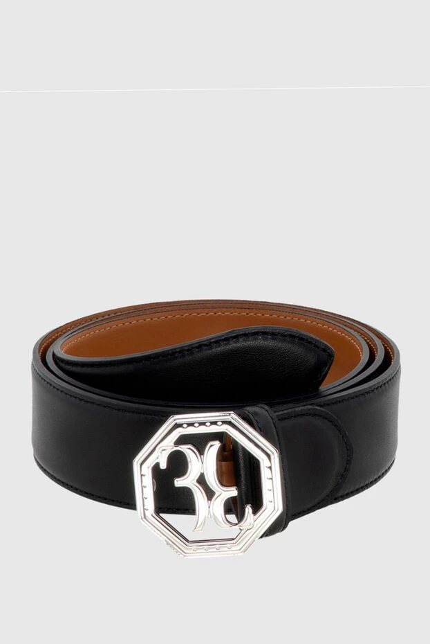 Billionaire man black leather belt for men buy with prices and photos 173230 - photo 1