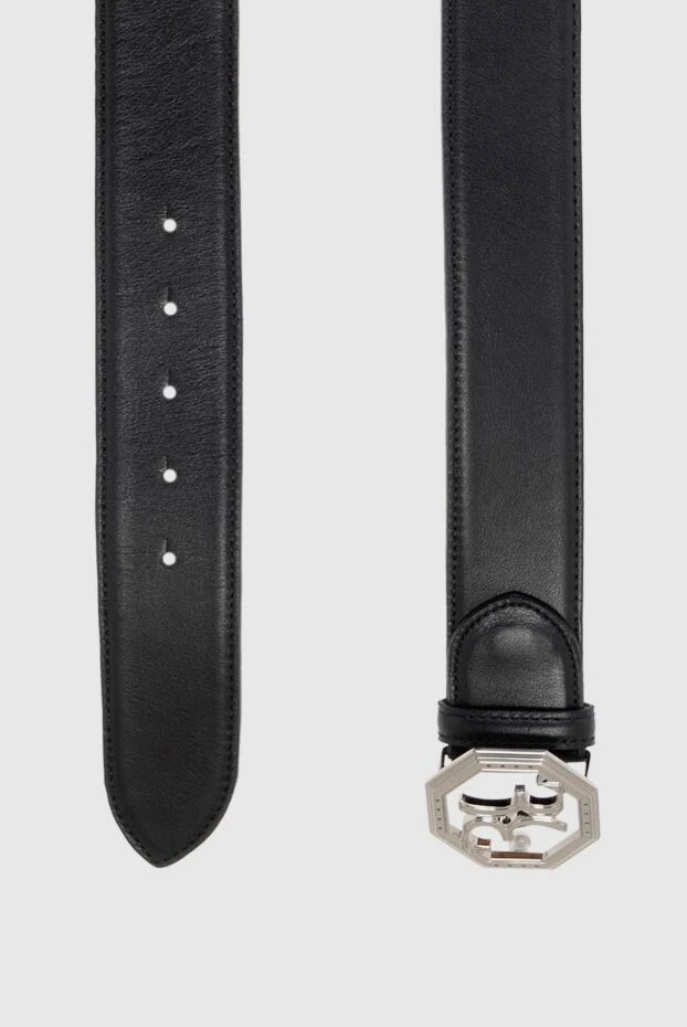 Billionaire man black leather belt for men 173230 - photo 2