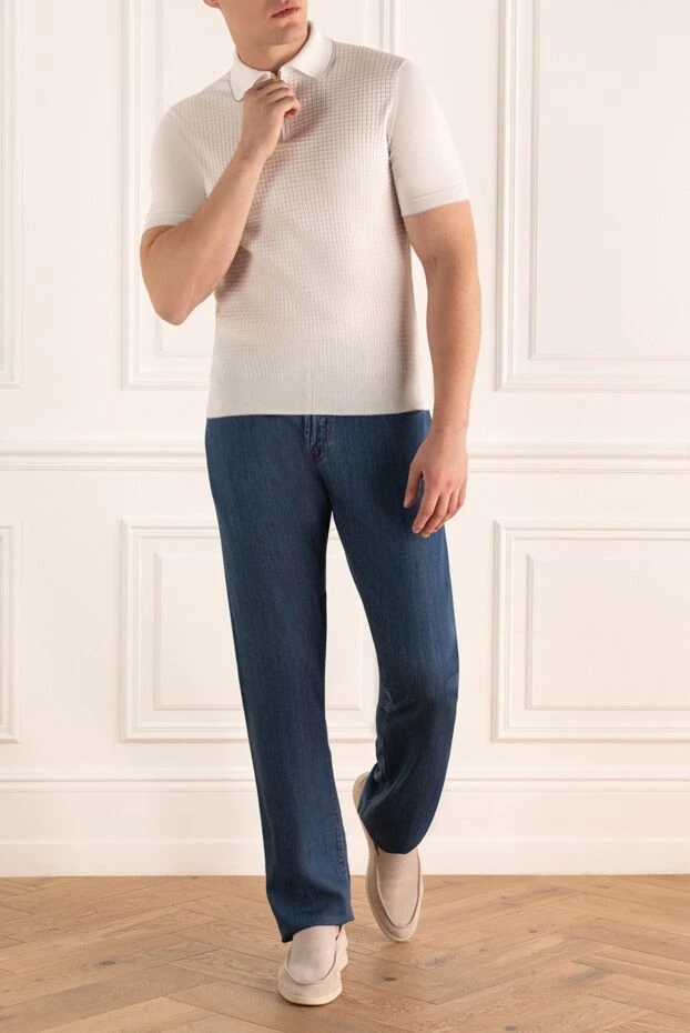 Stefano Ricci polo made of cotton white for men 173243 - photo 2