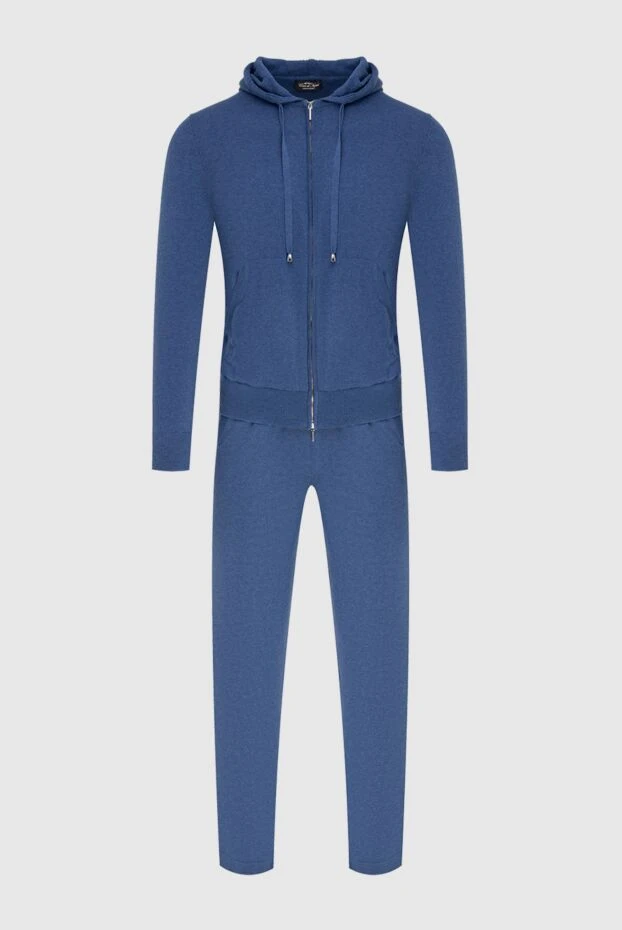Cesare di Napoli мужские костюм спортивный мужской из хлопка синий купить с ценами и фото 173280 - фото 1
