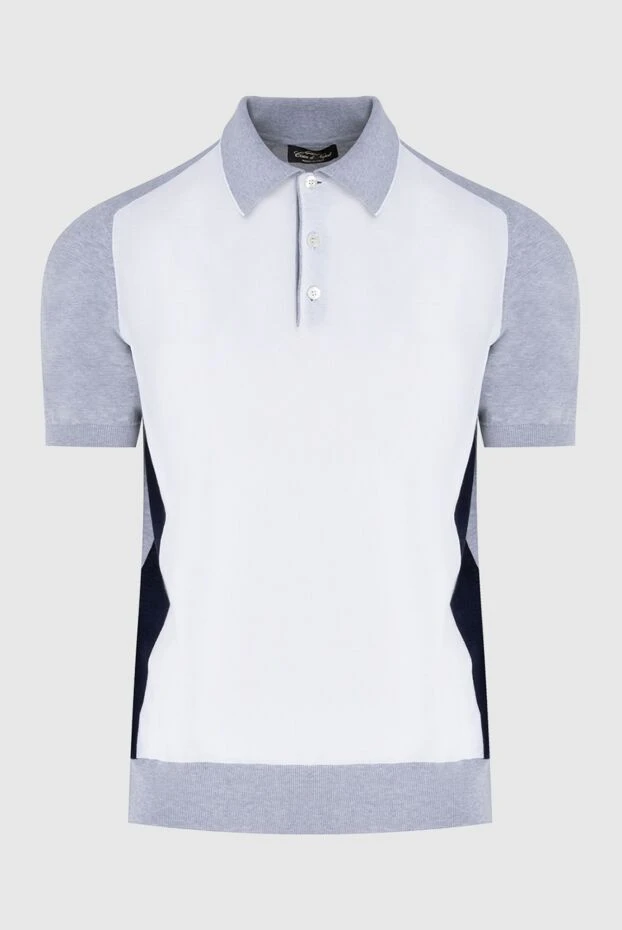 Cesare di Napoli man cotton and silk polo white for men buy with prices and photos 173281 - photo 1