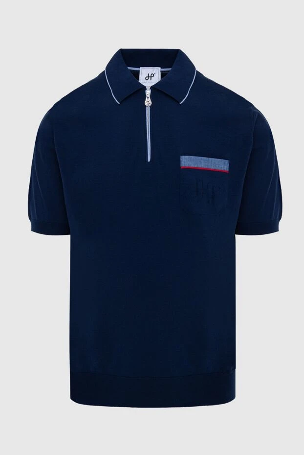 Hamlet Philosophy polo from cotton blue for men 173297 - photo 1