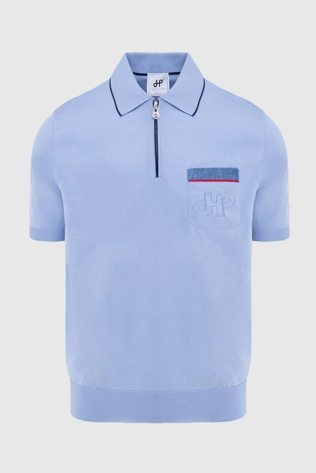 Hamlet Philosophy man blue cotton polo for men 173299 - photo 1