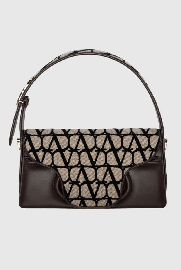 Valentino woman beige textile and leather bag for women buy with prices and photos 173339 - photo 1