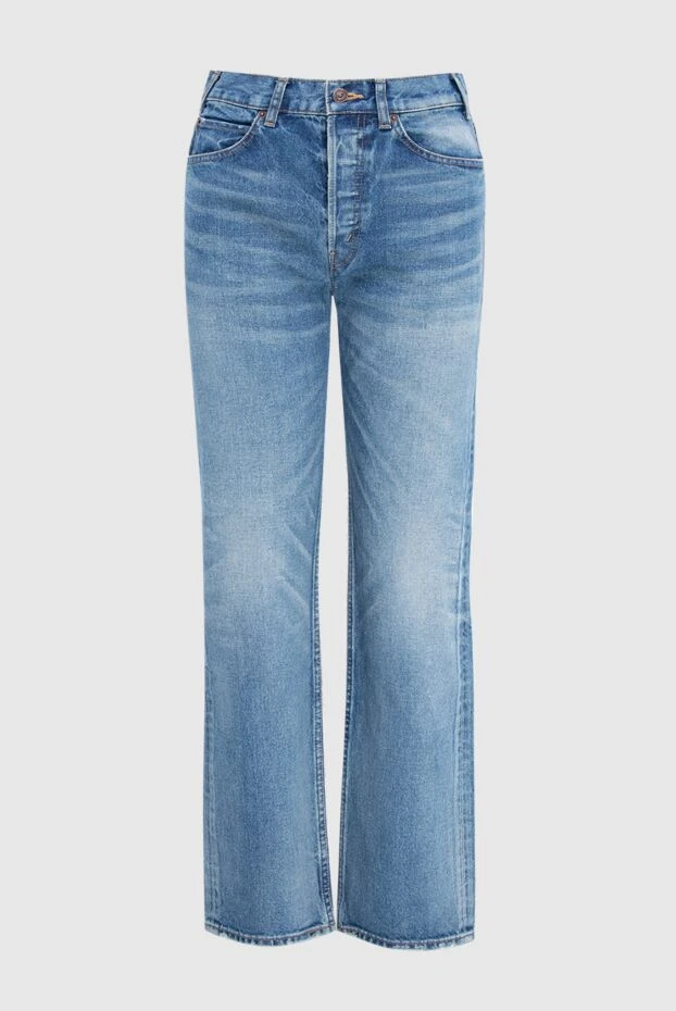 Celine blue women's jeans with scuffs 173350 - photo 1