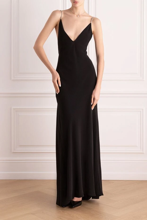 Celine black evening dress for women with v-neckline 173351 - photo 2