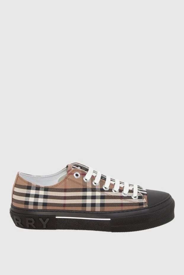 Burberry man brown cotton sneakers for men buy with prices and photos 173363 - photo 1