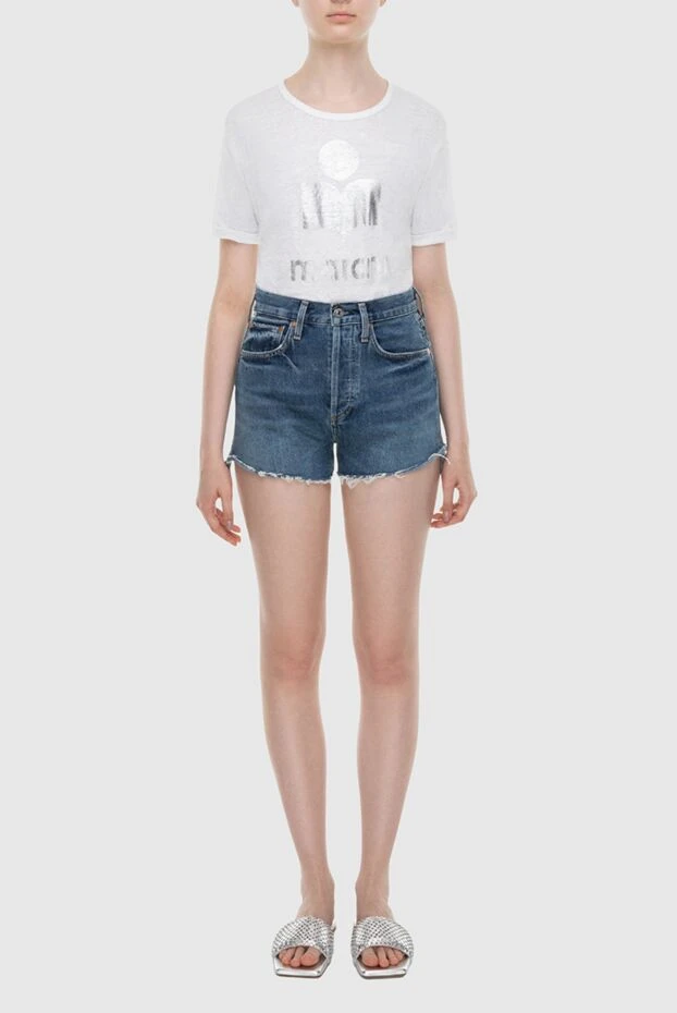 Citizens of Humanity woman blue denim shorts for women buy with prices and photos 173392 - photo 2