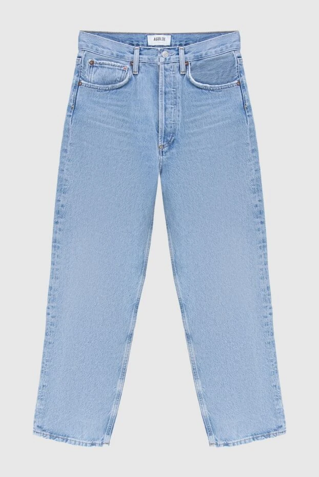 Citizens of Humanity women's blue wide-leg jeans with low rise 173403 - photo 1