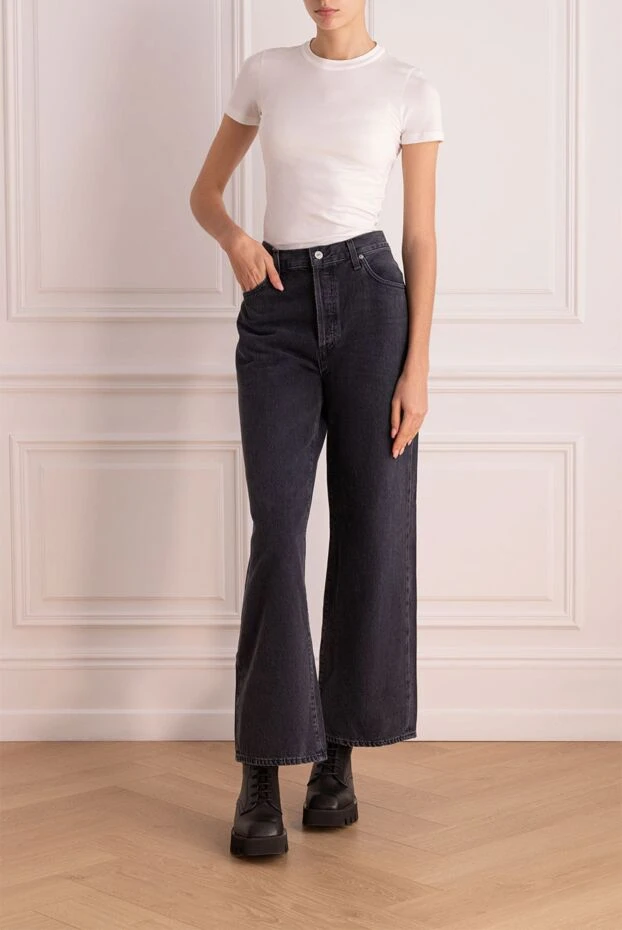 Citizens of Humanity woman black cotton jeans for women buy with prices and photos 173406 - photo 2