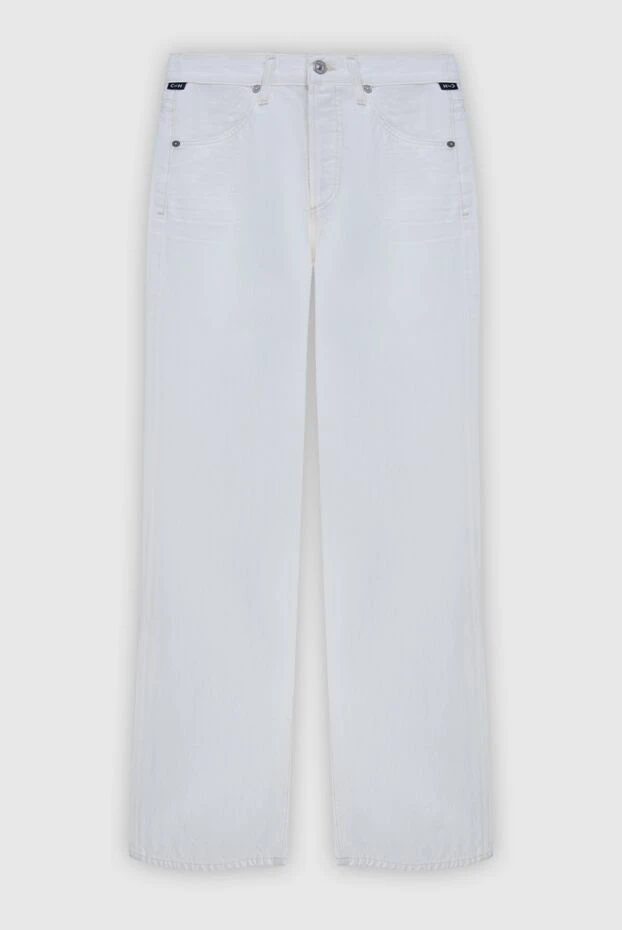 Citizens of Humanity женские джинсы из хлопка белые женские купить с ценами и фото 173408 - фото 1