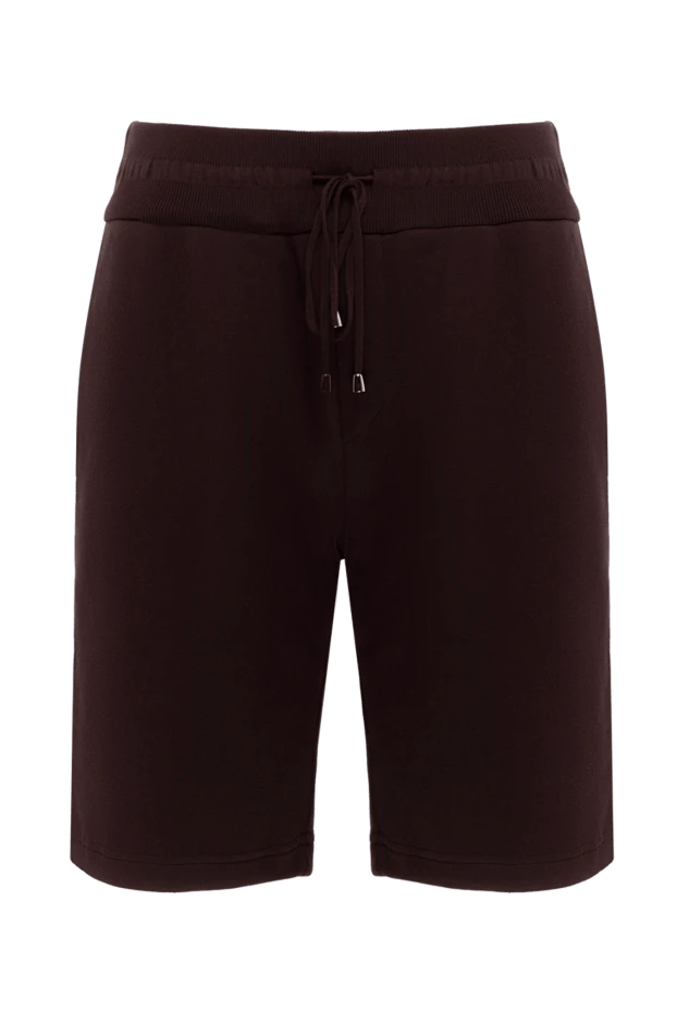 Cesare di Napoli man cotton shorts for men, brown buy with prices and photos 173433 - photo 1