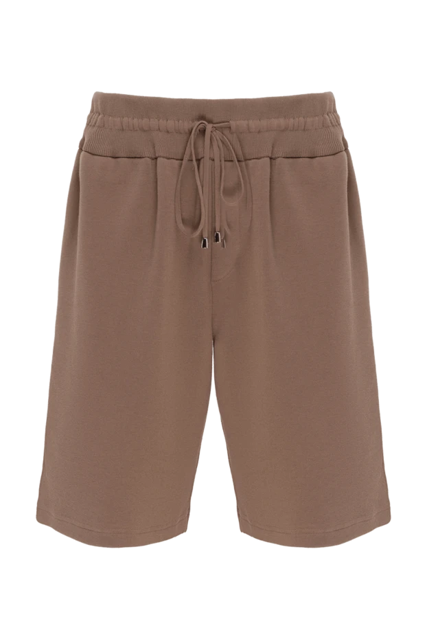 Cesare di Napoli cotton shorts for men brown 173439 - photo 1