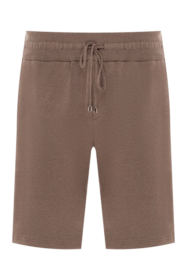 Cesare di Napoli man cotton shorts for men, brown buy with prices and photos 173460 - photo 1