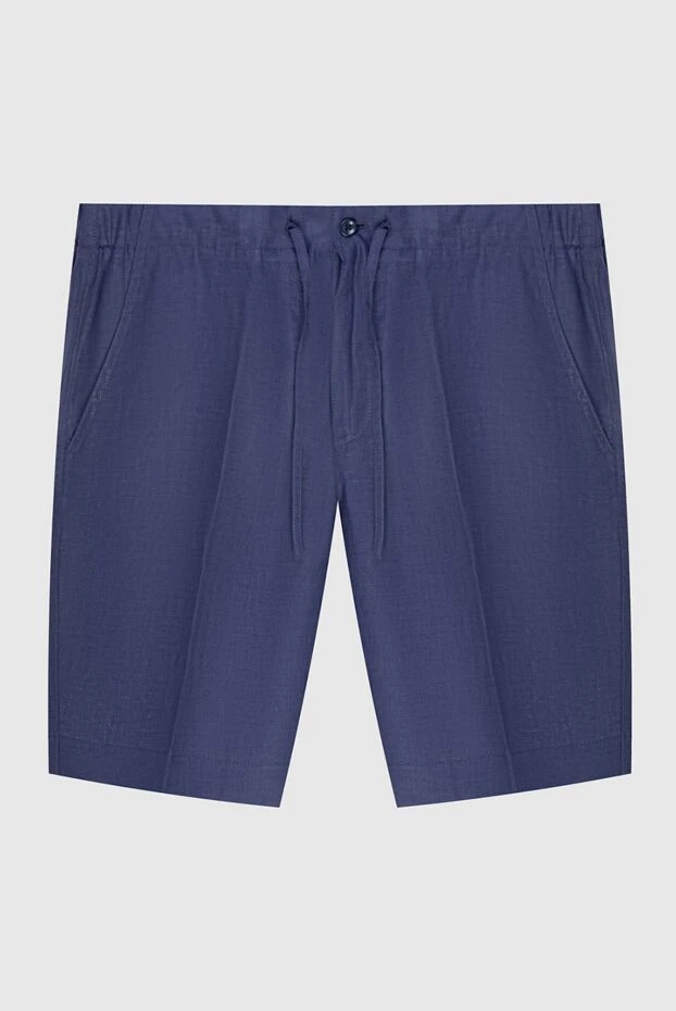 Loro Piana man men's purple linen shorts 173461 - photo 1