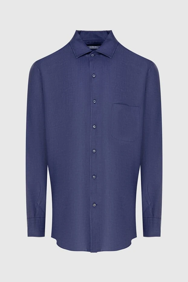 Loro Piana чоловічі рубашка з бавовни фіолетова чоловіча купити фото з цінами 173468 - фото 1