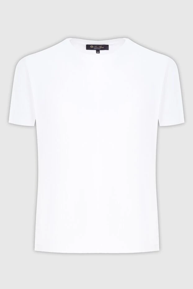Loro Piana man white men's cotton t-shirt buy with prices and photos 173471 - photo 1