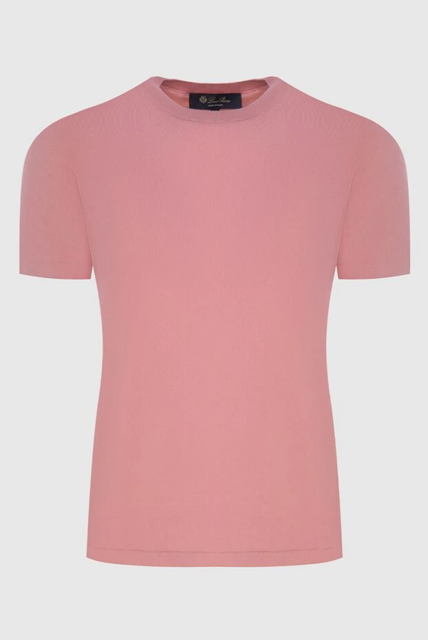 Loro Piana женские футболка из хлопка розовая женская купить с ценами и фото 173472 - фото 1