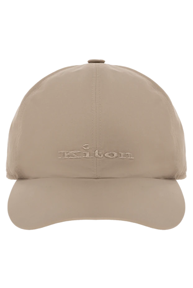 Kiton beige cotton and nylon cap for men 173485 - photo 1