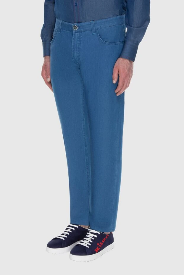 Stefano Ricci classic men's blue jeans with pockets 173489 - photo 3