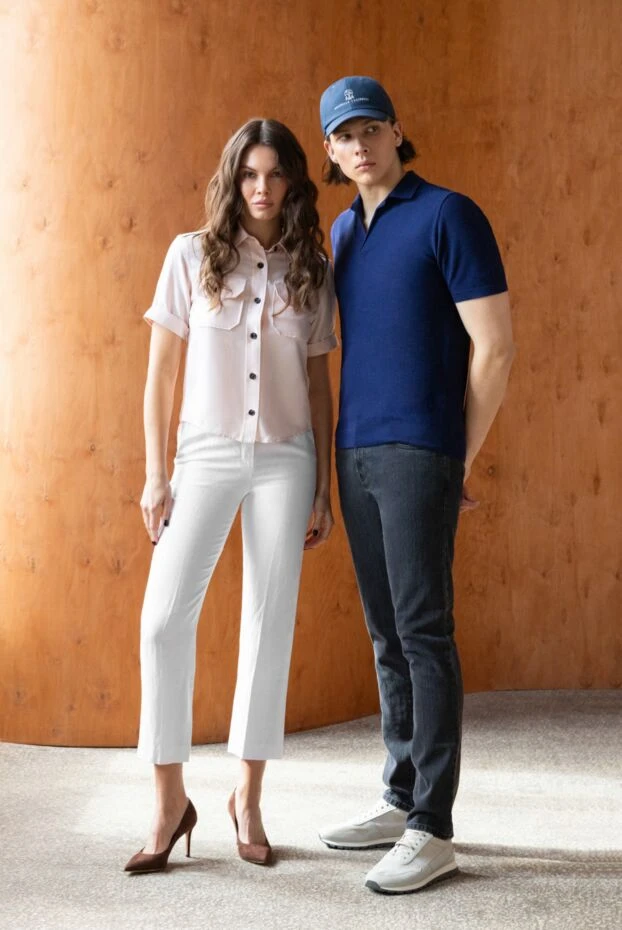 Brunello Cucinelli beige suede sneakers for men 173536 - photo 2